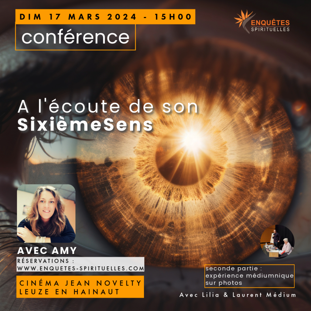 17 MARS 2024 : SIXIEME SENS