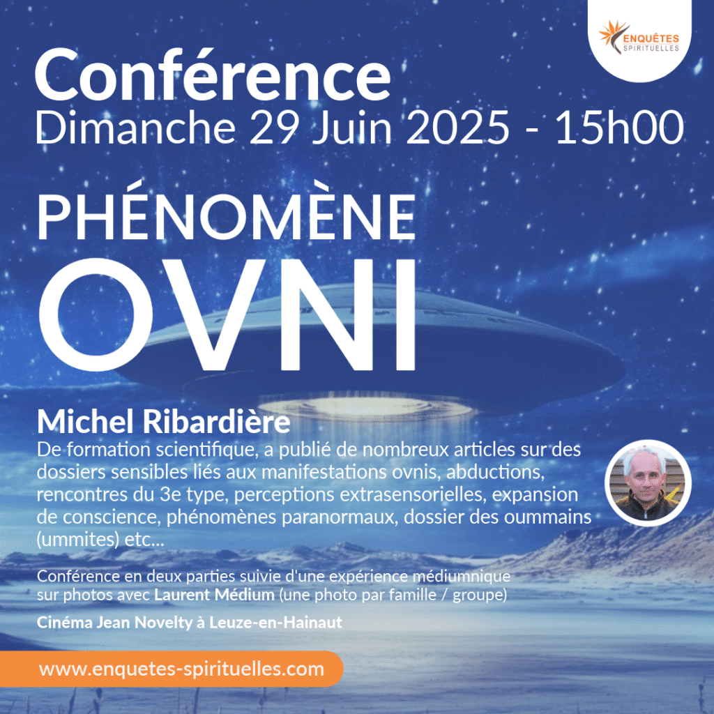 Conférence : le phénomène OVNI avec Michel Ribardière